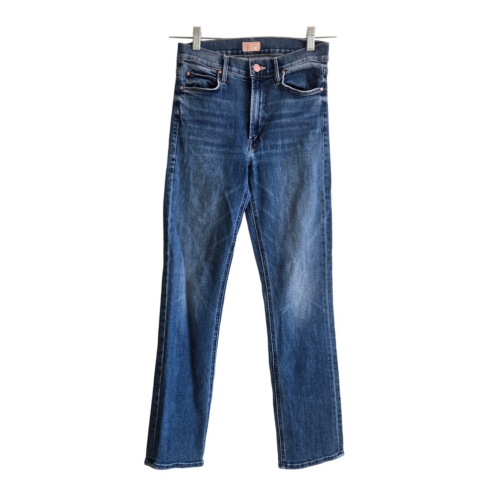 Mother Sz 26 Mid Rise Dazzler Ankle Jeans Womens Blue High‎ Rise Stretch Denim